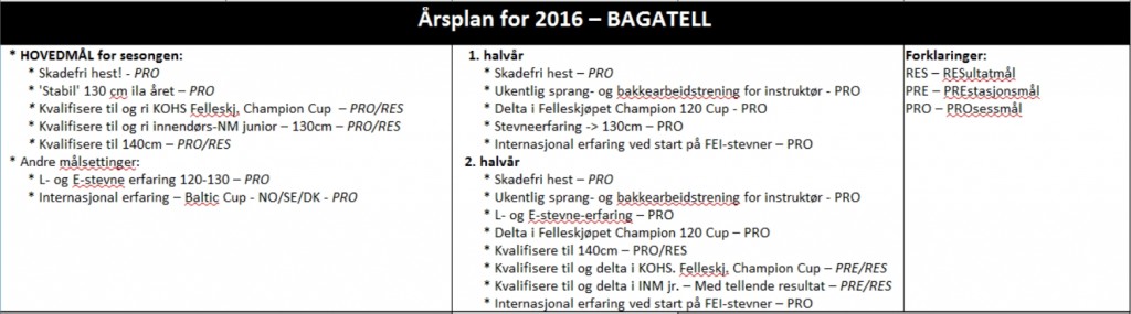 Årsplan 2016 for Bagatell